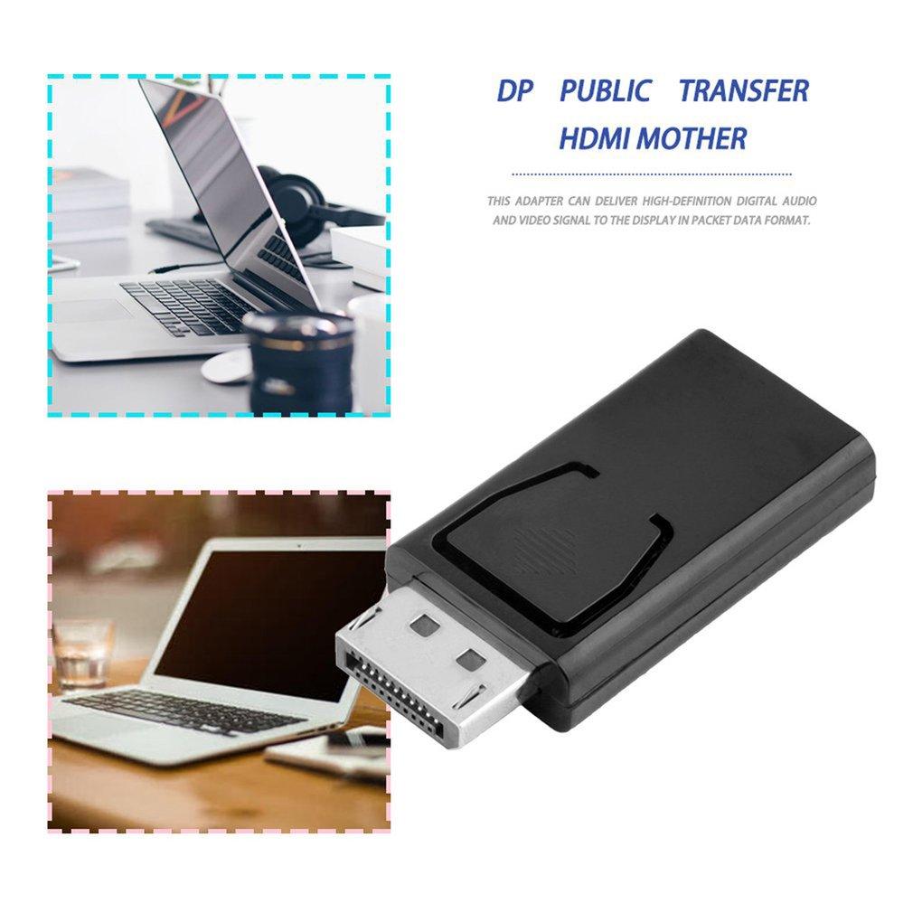 4K DP To HDMI-compatible 1080P Adapter And DP To HDMI-compatible DP Video Audio Connector For PC Laptop Monitor Projector