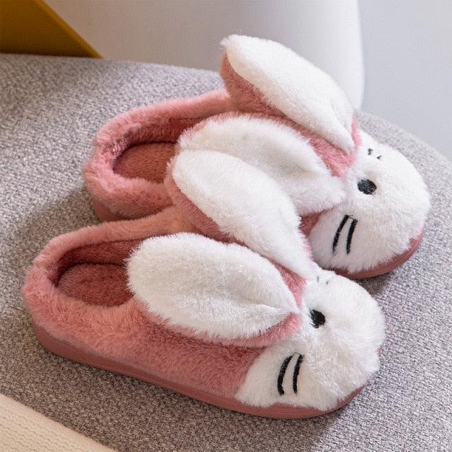 Couples Home Slippers Warm Cute Womans Mens Slipper Winter Shoes New Fashion Casual Fur Plush Slides Winter Slippers For Women House Slippers Fluffy Soft Comfy Fuzzy Slippers Faux Fur Plush Anti-Skid Slippers