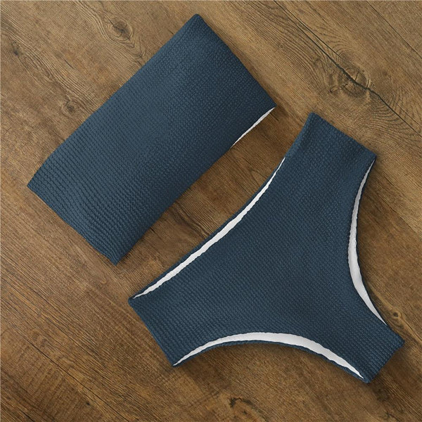 Bikini Swimwear Swimsuit Women Floral Print High Waist Bikini Set Back Cross Bathing Suit Female Beach Wear Women's Bikini Swimsuits Strapless Two Pieces Bathing Suits