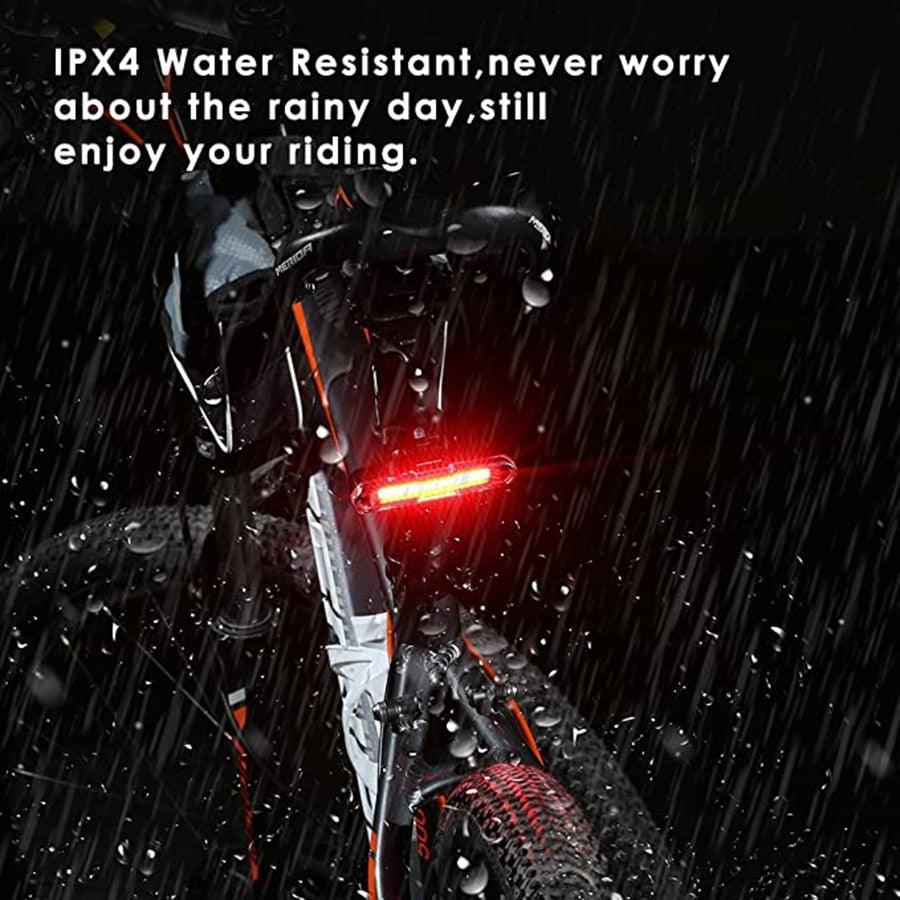Bike Tail Light Ultra Bright USB Rechargeable LED Bicycle Rear Light 5 Light Mode Headlights High Visibility Bike Rear Light USB Rechargeable LED Bicycle Tail Light Waterproof Cycling Safety Flashlight With Multiple Modes