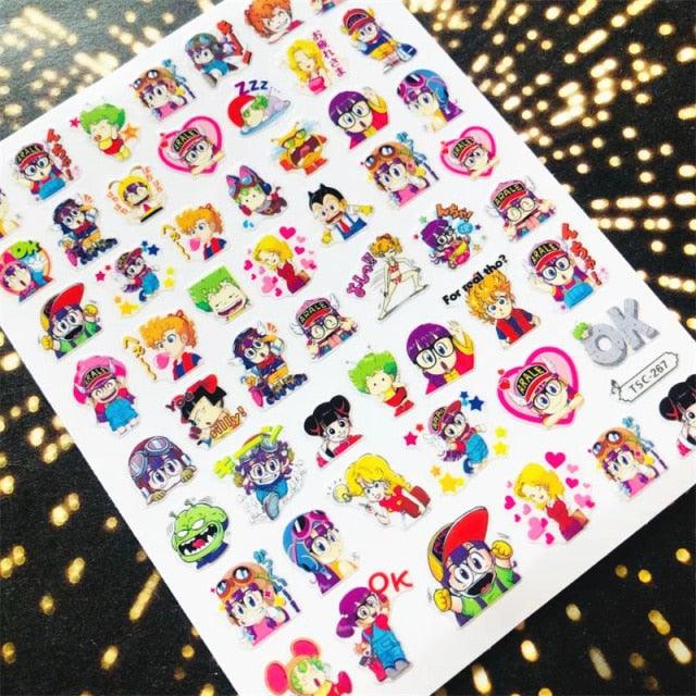 3D Nail Art Stickers Decal Template Nail Tool Decorations Nail Slider  Metallic Nail Art Stickers Set Love Metal Nail Studs Decals for Women Nail Decorations Accessories Metal Curve Stripe Lines Design Letter Nail Sticker Decoration