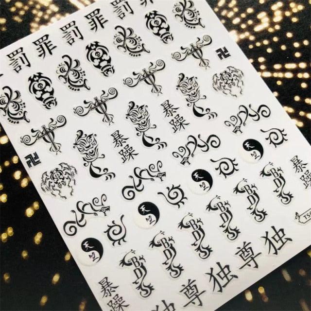 3D Nail Art Stickers Decal Template Nail Tool Decorations Nail Slider  Metallic Nail Art Stickers Set Love Metal Nail Studs Decals for Women Nail Decorations Accessories Metal Curve Stripe Lines Design Letter Nail Sticker Decoration