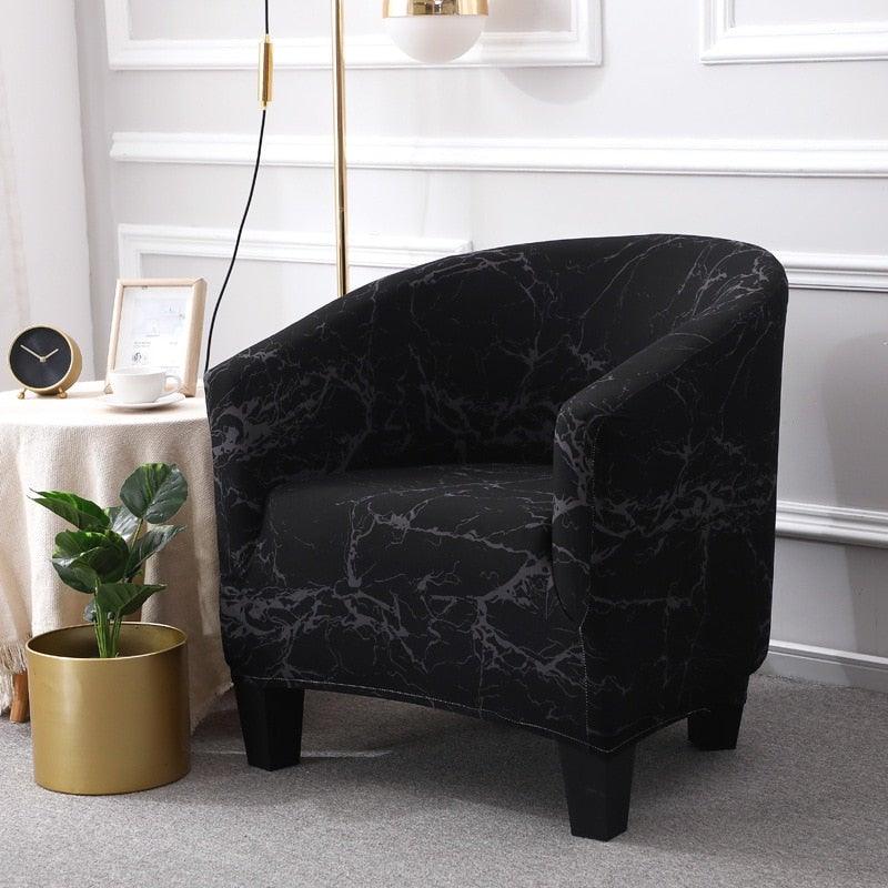 Club Chair Cover Armchair Slipcover Geometric Printed Small Sofa Covers Protect For Pets Chair Decoration Chair Slipcover Decoration Club Chair Cover Spandex Elastic Armchair Slipcover Geometric Printed Small Sofa Covers Protect For Living Room Hotel Bar