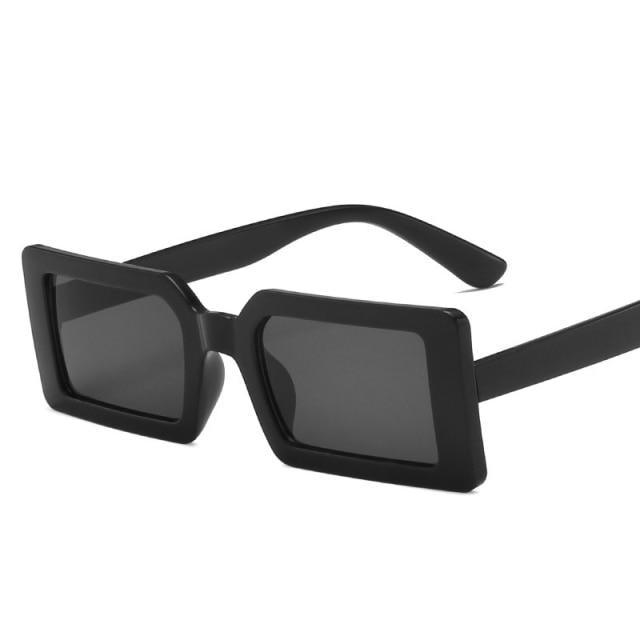 Vintage Brown Small Stylish Sunglasses Popular Colorful Retro Design Sunglasses For Women Luxury  Eyewear Cool Style For Women Rectangle Frame Sun Glasses