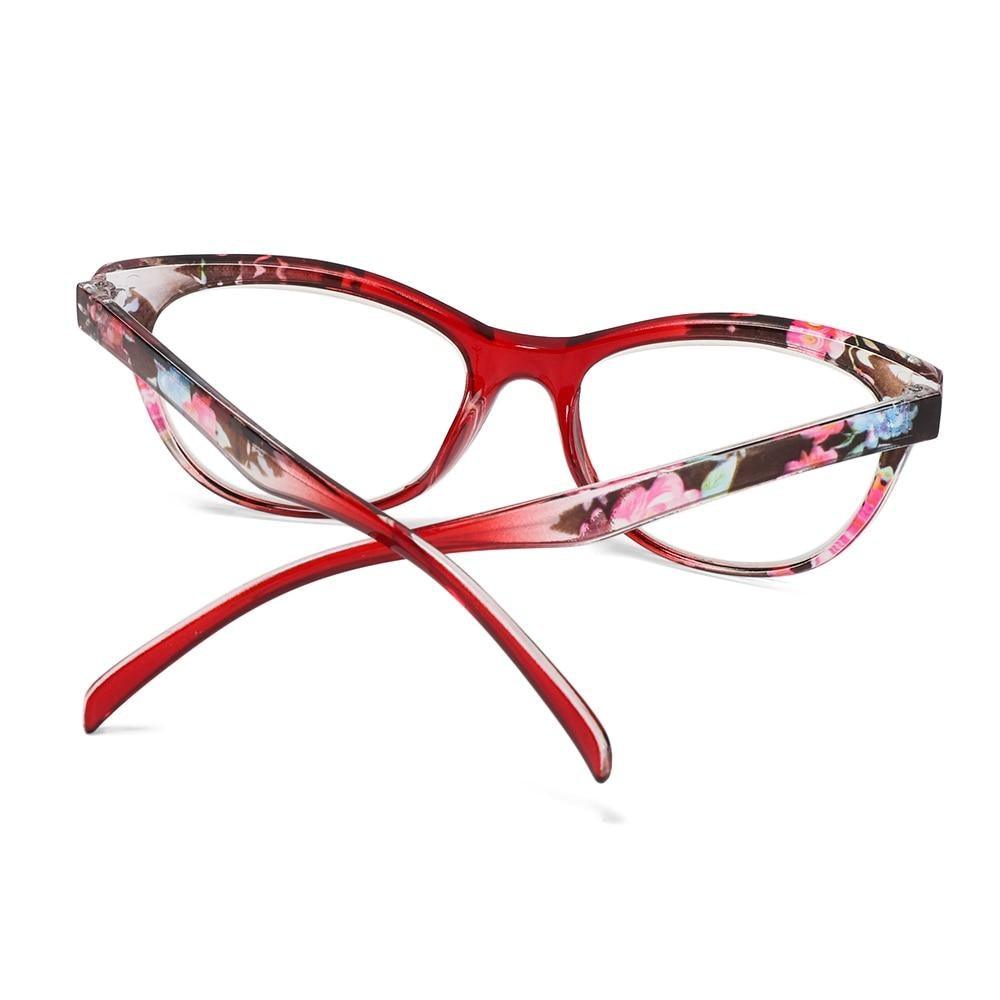 Cat Eye Reading Glasses Women Men Light Weight Presbyopic Reading Glasses Designer Cat Eye Frame Ladies Computer Readers Anti Glare UV Ray Eyeglasses Diopter Presbyopia Eyewear +1.00~+4.0