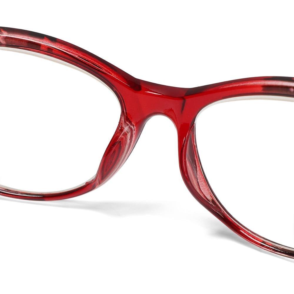 Cat Eye Reading Glasses Women Men Light Weight Presbyopic Reading Glasses Designer Cat Eye Frame Ladies Computer Readers Anti Glare UV Ray Eyeglasses Diopter Presbyopia Eyewear +1.00~+4.0