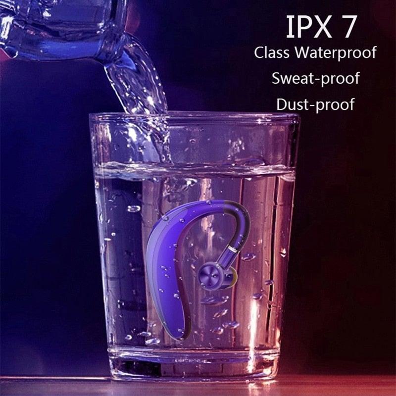 Wireless Earphones With Microphone For All Smartphones, Hands-free Sports Headphones with Bluetooth Connection and Microphone