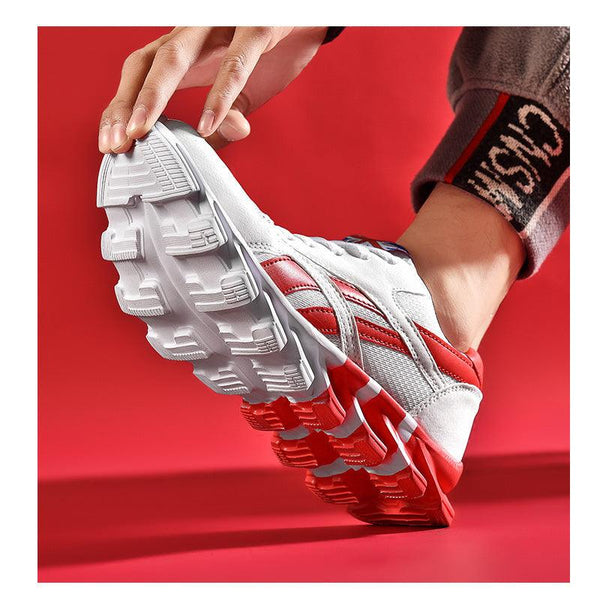Fashion Mens Running Light Breathable Shoes Mens Sneakers Light Weight Running Elegant Soft Sneakers Comfortable Athletic Running Sneakers