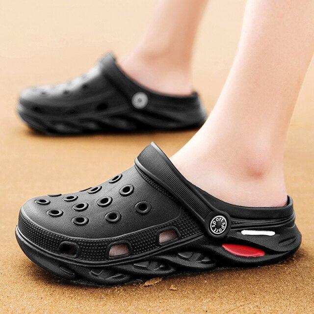 Outdoor Sandals Soft Sole Beach Shoes Mens And Womens The Same Style Suitable For Summer Platform Slippers Men Sports Sandals Men Outdoor Indoor Slippers Lightweight Sandals