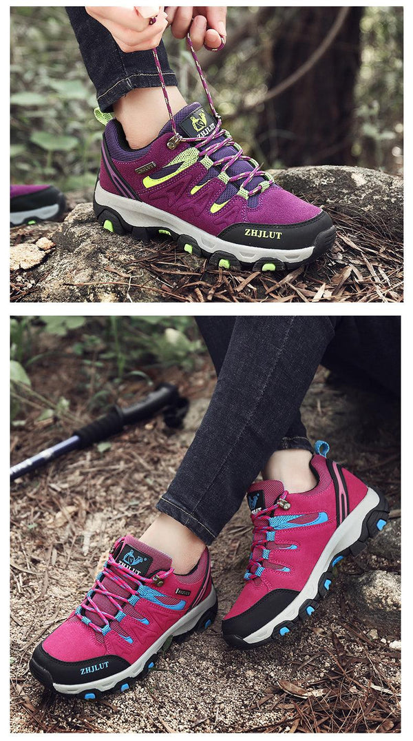 Tactical Outdoor Mens Waterproof Hiking Shoes Mountain Boots Hunting Unisex Sport Shoes Low-Top Sneakers Non-Slip Wear-Resistant Outdoor Comfortable Camping Shoes