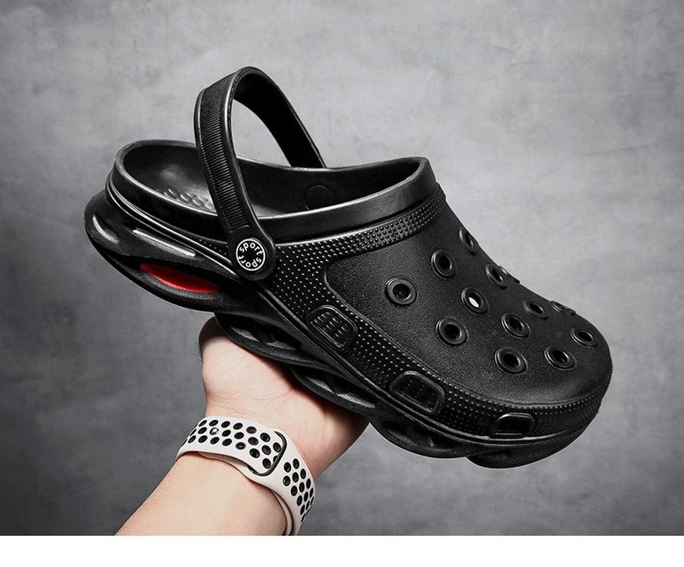 Outdoor Sandals Soft Sole Beach Shoes Mens And Womens The Same Style Suitable For Summer Platform Slippers Men Sports Sandals Men Outdoor Indoor Slippers Lightweight Sandals