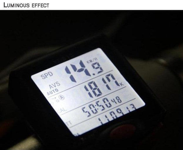 Bike Speed Meter Digital Bike Computer Multifunction Waterproof Sports Sensors Bicycle Computer Speedometer Waterproof 4 Line Display Odometer Cycling Multi Function Design