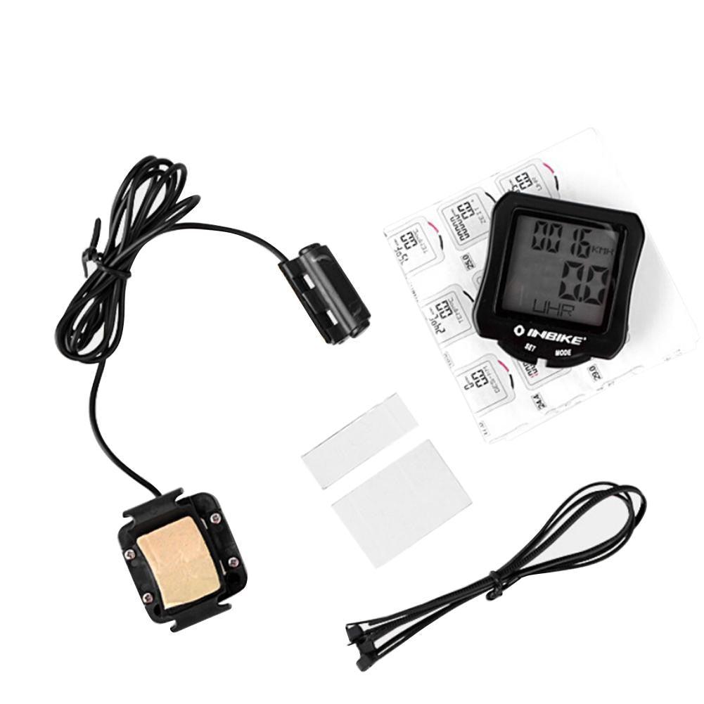 Mountain Bicycle Computer Wired Speedometer Bicycle Tracker Luminous Road Bike Bicycle Odometer Wireless Waterproof Cycle Bike Computer With LCD Display Max Distance Time For Trainer