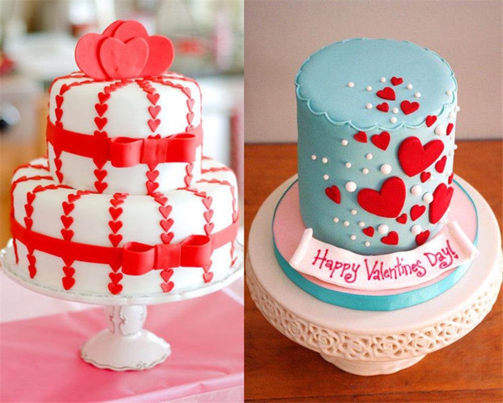 Fondant Cake Cookie Cutter Embossed Ejector Stamp Plunger Mold Kitchen Baking Cake Decorating Tools  Heart Shaped Cookie Mold Hand Press Cookie Dessert Cutter Pastry Decoration Tool Mooncake Maker