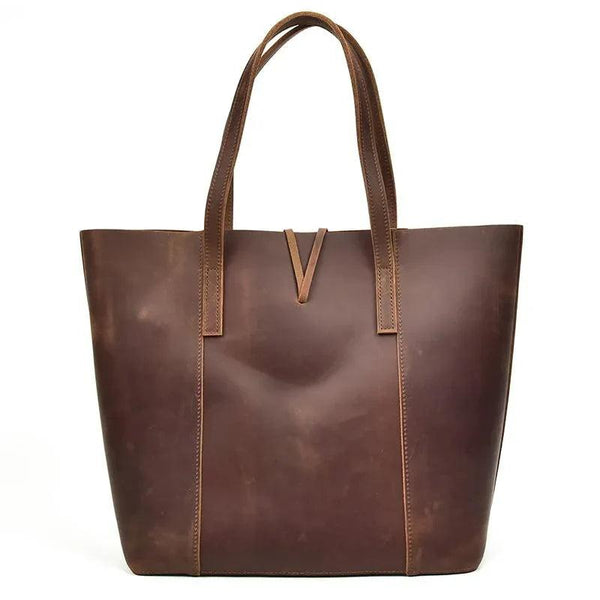 The Taavi Tote | Handcrafted Leather Tote Bag -