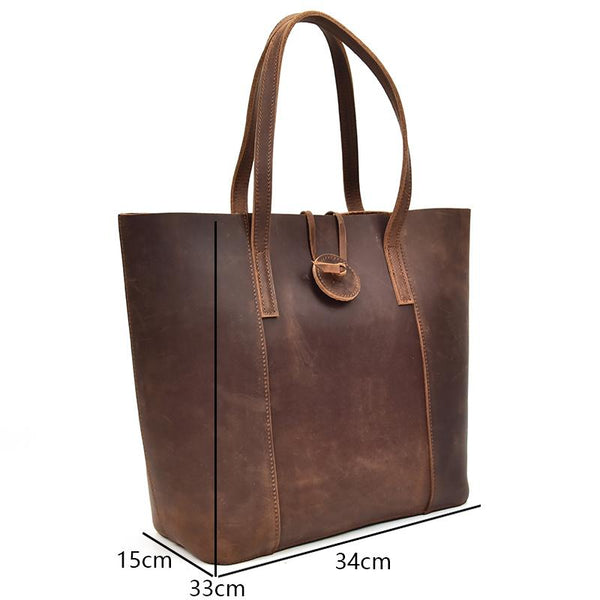 The Taavi Tote | Handcrafted Leather Tote Bag -