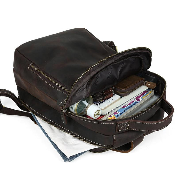 The Sten Backpack | Small Genuine Leather Backpack