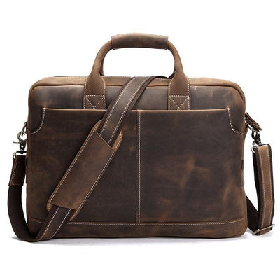 The Welch Briefcase | Vintage Leather Messenger Bag -