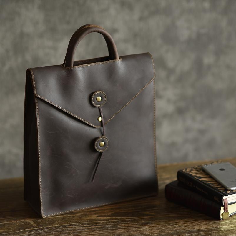 The Tove Backpack | Genuine Leather Sharp Edged Backpack