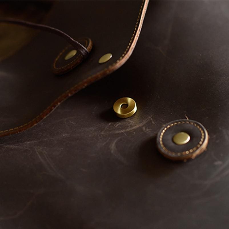The Tove Backpack | Genuine Leather Sharp Edged Backpack
