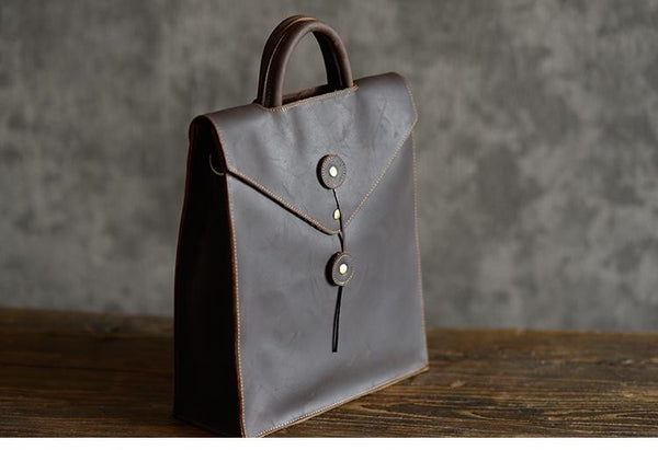 The Tove Backpack | Genuine Leather Sharp Edged Backpack