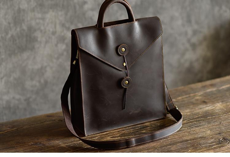 The Tove Backpack | Genuine Leather Sharp Edged Backpack