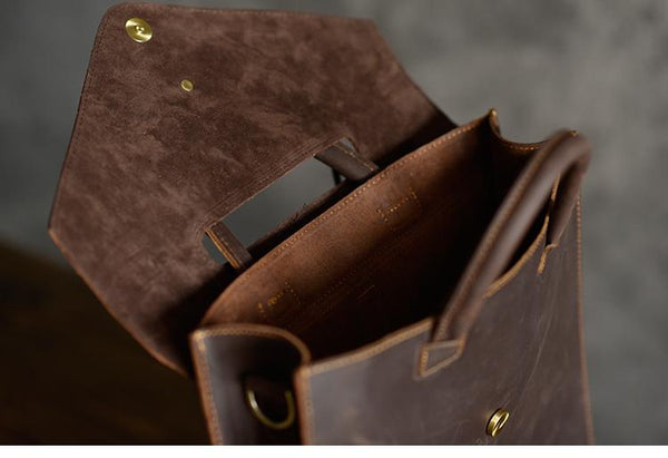 The Tove Backpack | Genuine Leather Sharp Edged Backpack