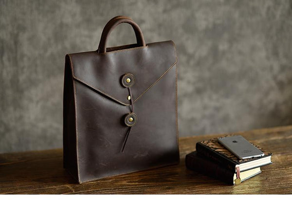 The Tove Backpack | Genuine Leather Sharp Edged Backpack