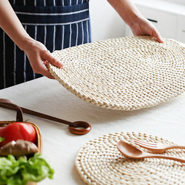 Wicker Straw Placemats & Coasters