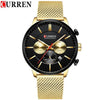 Unisex Elegant  Stainless Steel Watch With  Chronometer And Date Display Excellent Design Perfect Gift