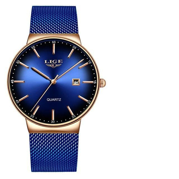 Men's Elegant  Watch With Stainless Steel Straps And Special Date Display Excellent Look Unique Design Perfect Gift