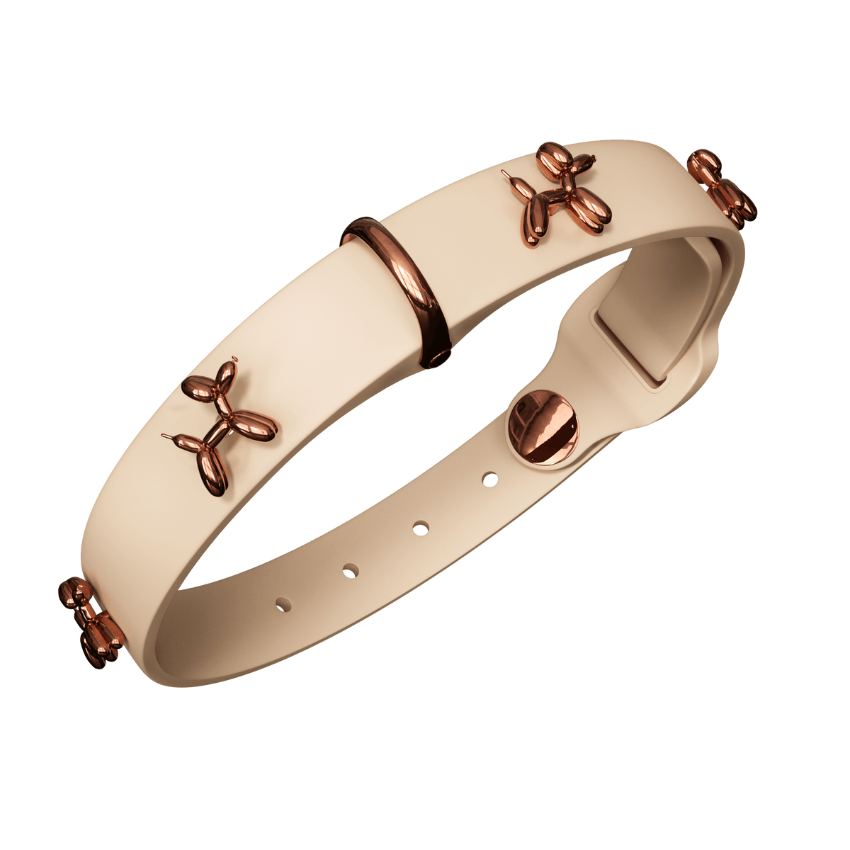 Ballon Beige Dog Collar | Premium Collar | SANDDOG