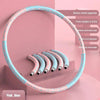 Professional Sports Fitness Hula Hoop Stainless Steel Elastic Thickened Foam Hula Hoop - Detachable Size Adjustable - Beige