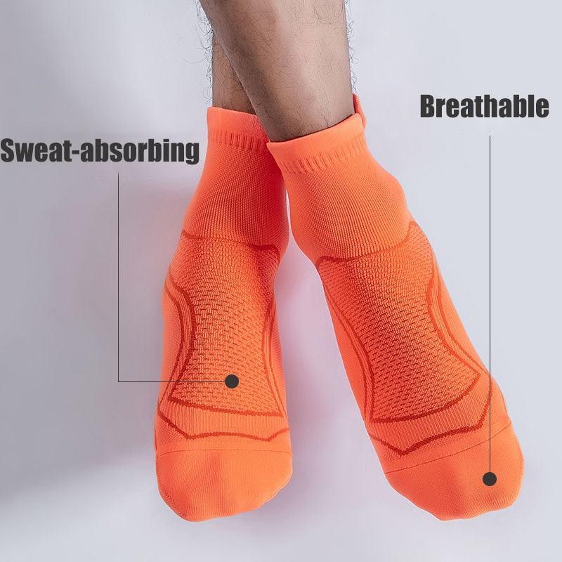 Professional Thin Anti-slip Breathable No Sweat Sports Marathon Basketball Yoga Running Socks For Athletic Men AND Women