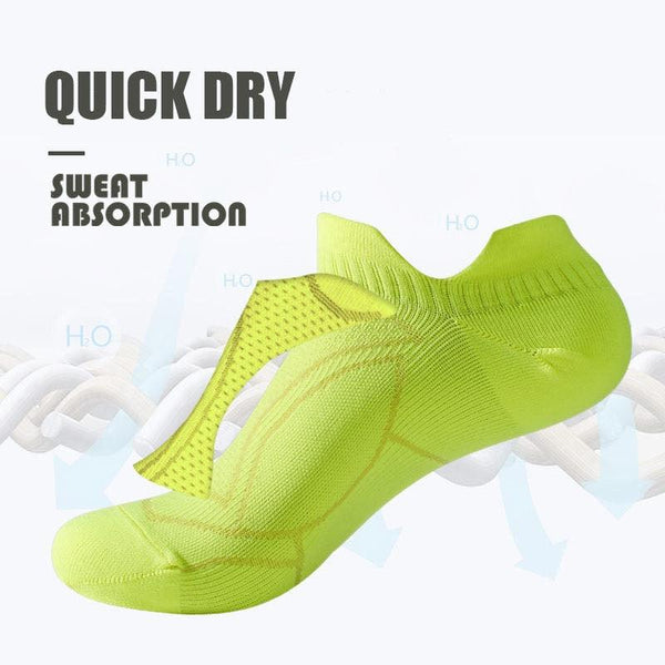 Professional Thin Anti-slip Breathable No Sweat Sports Marathon Basketball Yoga Running Socks For Athletic Men AND Women