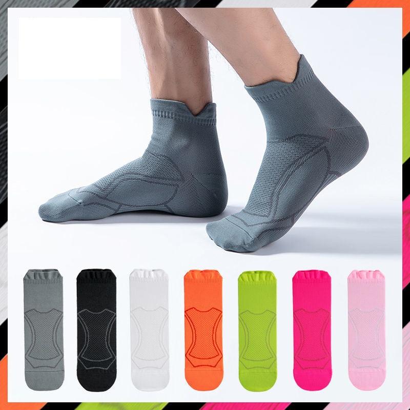 Professional Thin Anti-slip Breathable No Sweat Sports Marathon Basketball Yoga Running Socks For Athletic Men AND Women