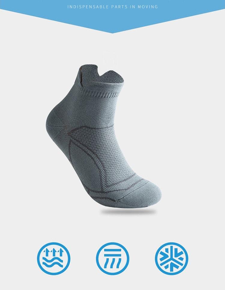 Professional Thin Anti-slip Breathable No Sweat Sports Marathon Basketball Yoga Running Socks For Athletic Men AND Women
