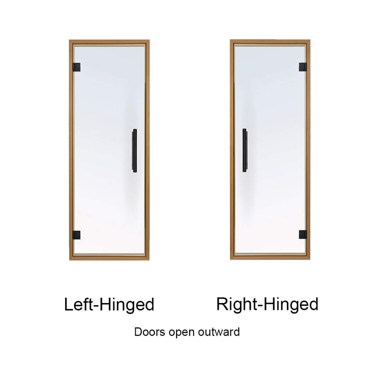 Prosaunas 24X73-Inch Thermo-Aspen Prehung Clear Glass Sauna Door (SAK17254)