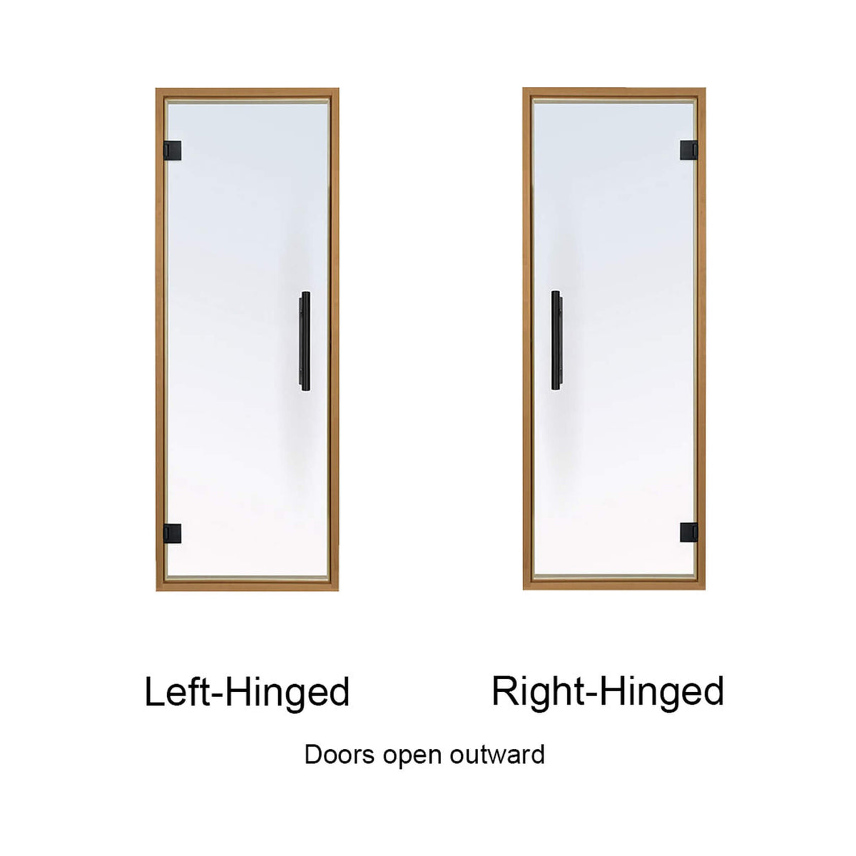 Prosaunas 24X73-Inch Thermo-Aspen Prehung Tinted Glass Sauna Door (SAK69152)