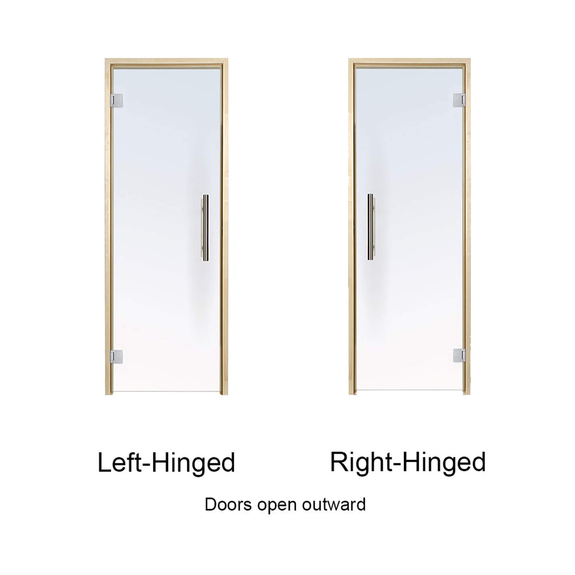 Prosaunas 36X81-Inch Aspen Clear ADA Glass Sauna Door (SAK75843)