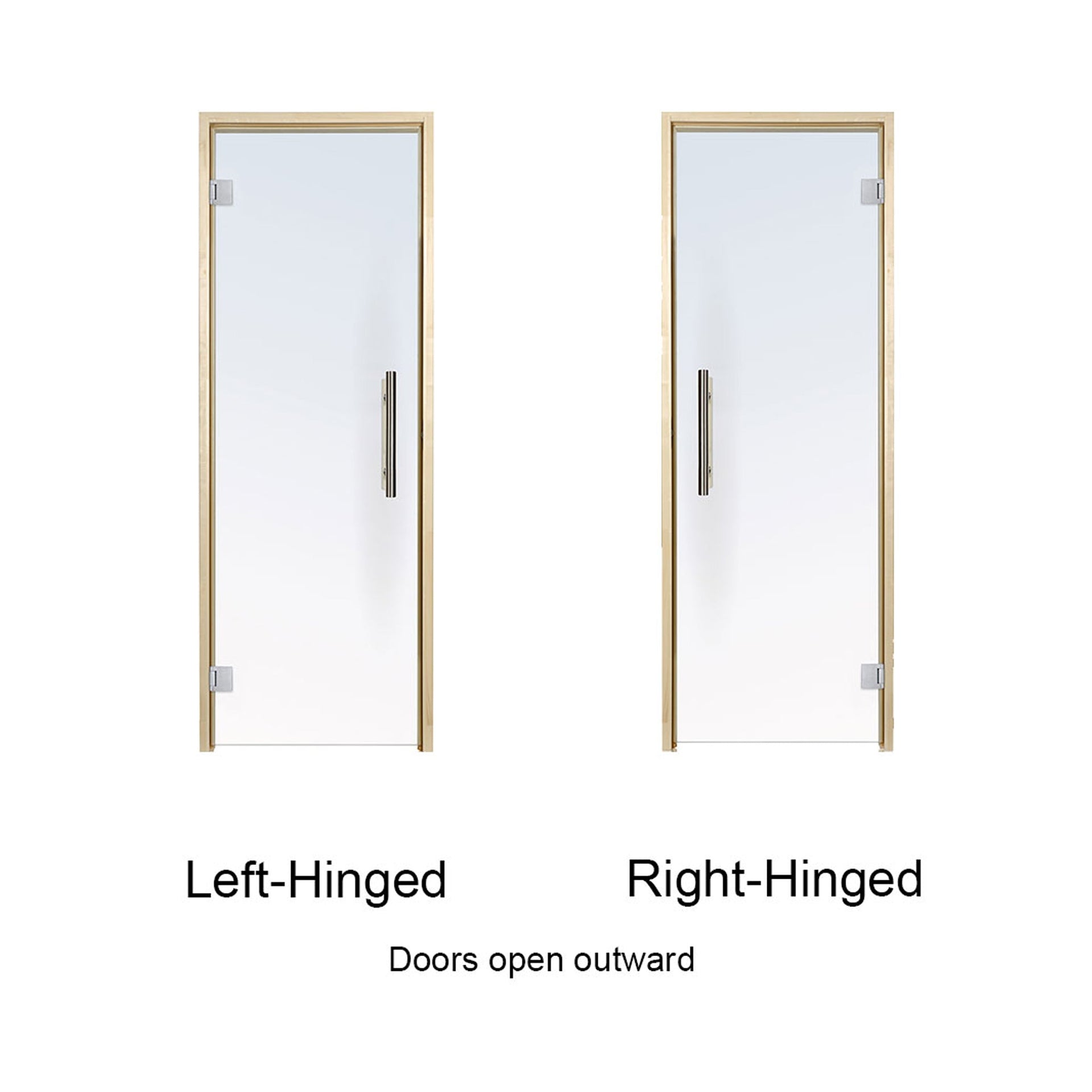 Prosaunas 36X81-Inch Aspen Prehung ADA Tinted Glass Sauna Door (SAK17952)