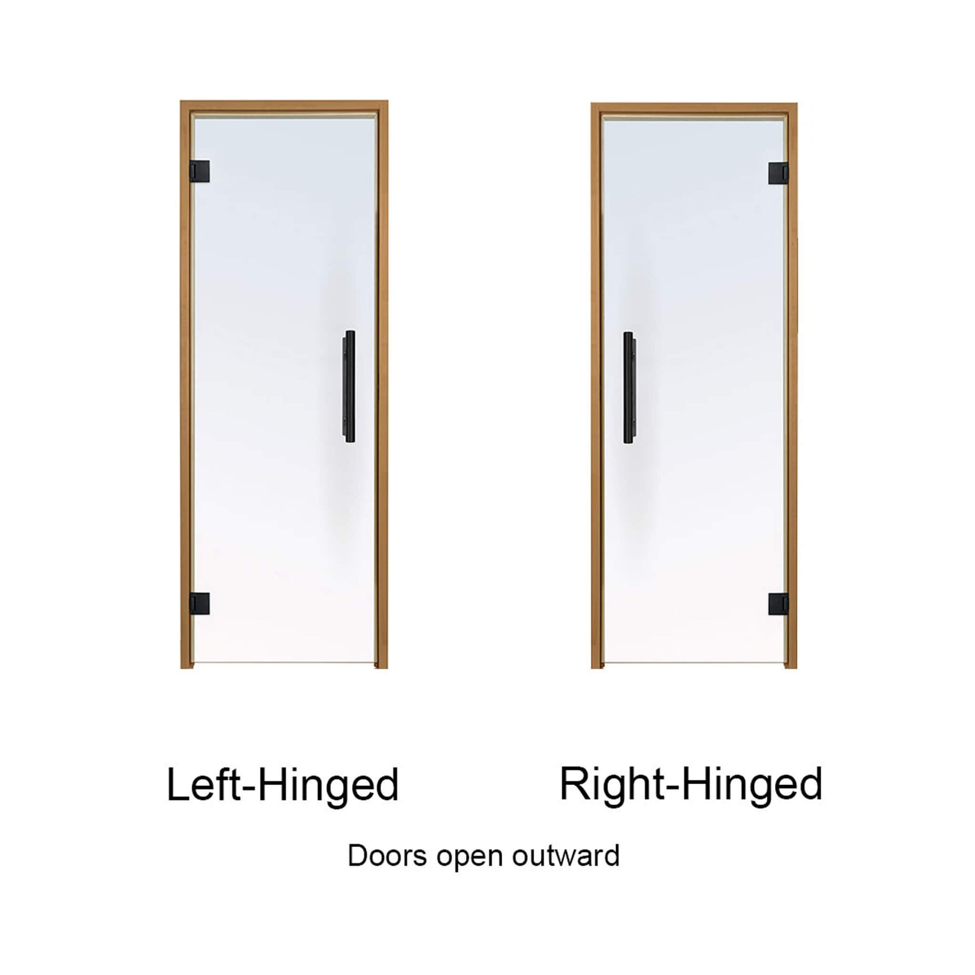 Prosaunas 36X81-Inch Thermo-Aspen Clear ADA Glass Sauna Door (SAK75841)