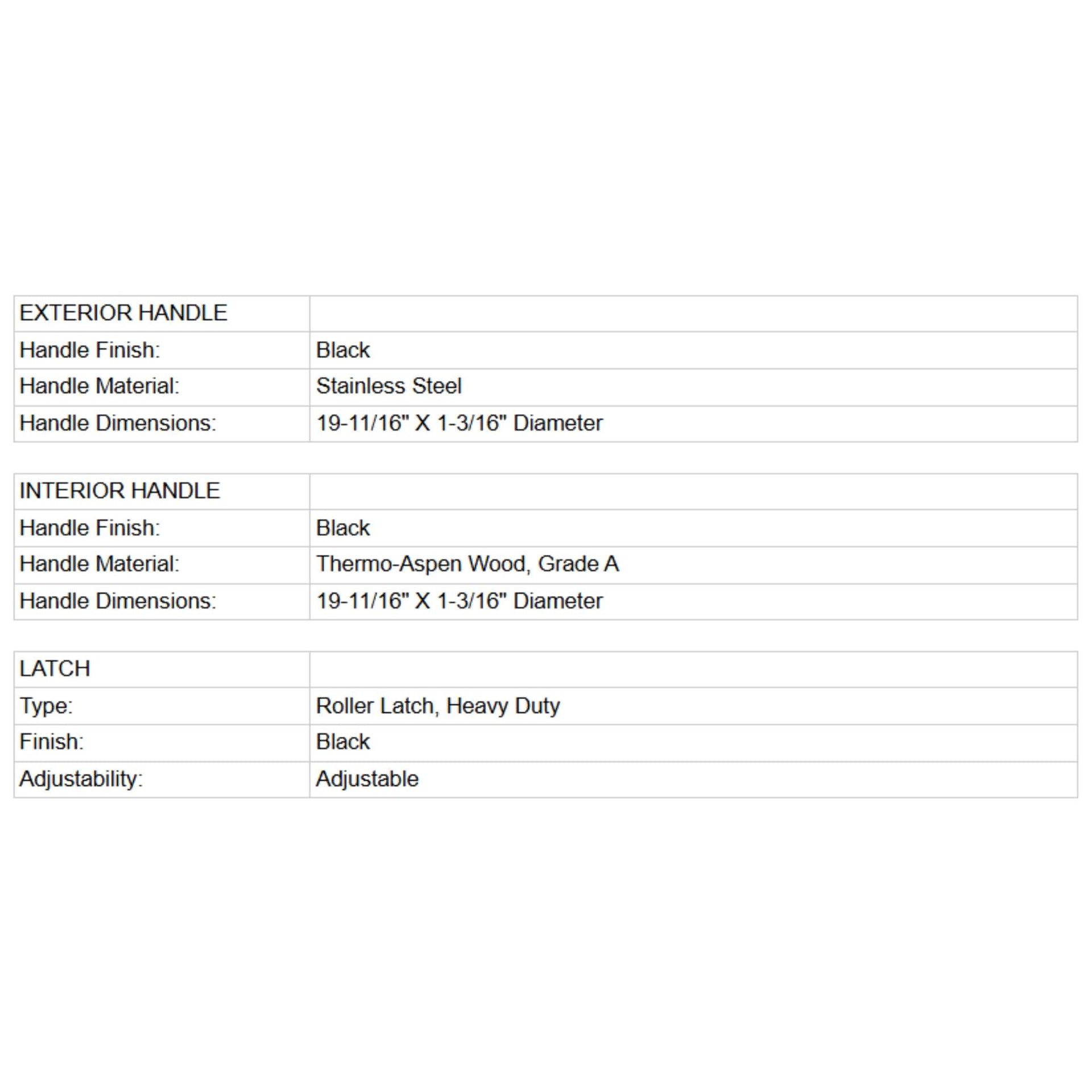 Prosaunas 36X81-Inch Thermo-Aspen Clear ADA Glass Sauna Door (SAK75841)