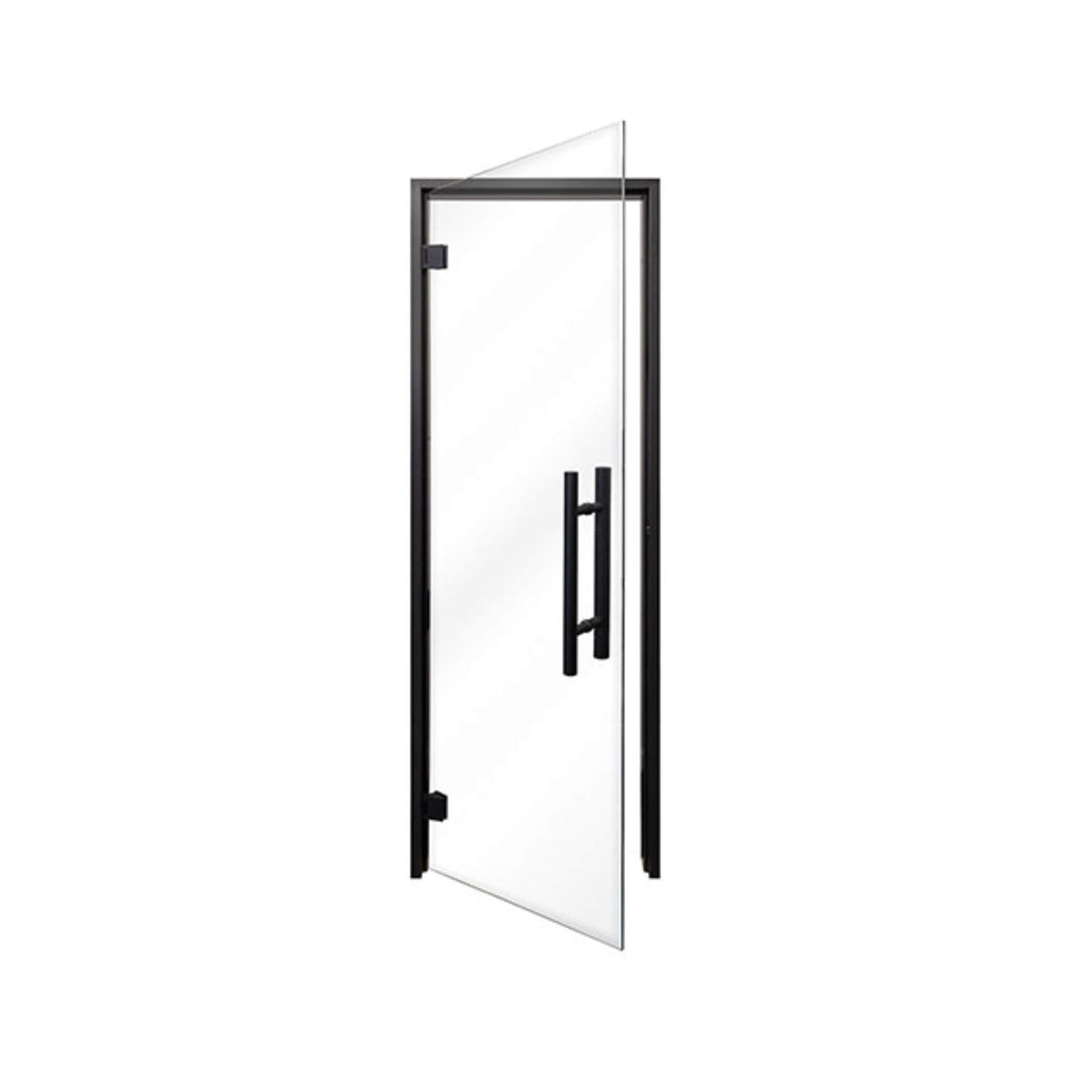 Prosaunas 24X81-Inch Black Alder Clear Glass Sauna Door (SAK38670)