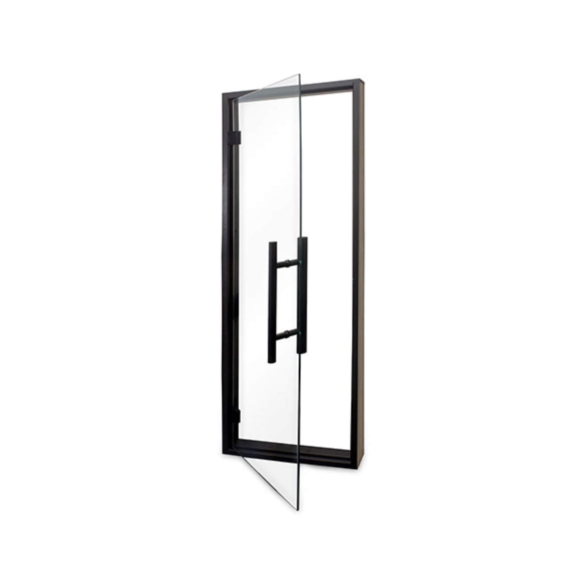 Prosaunas 24X73-Inch Black Alder Prehung Clear Glass Sauna Door (SAK67491)