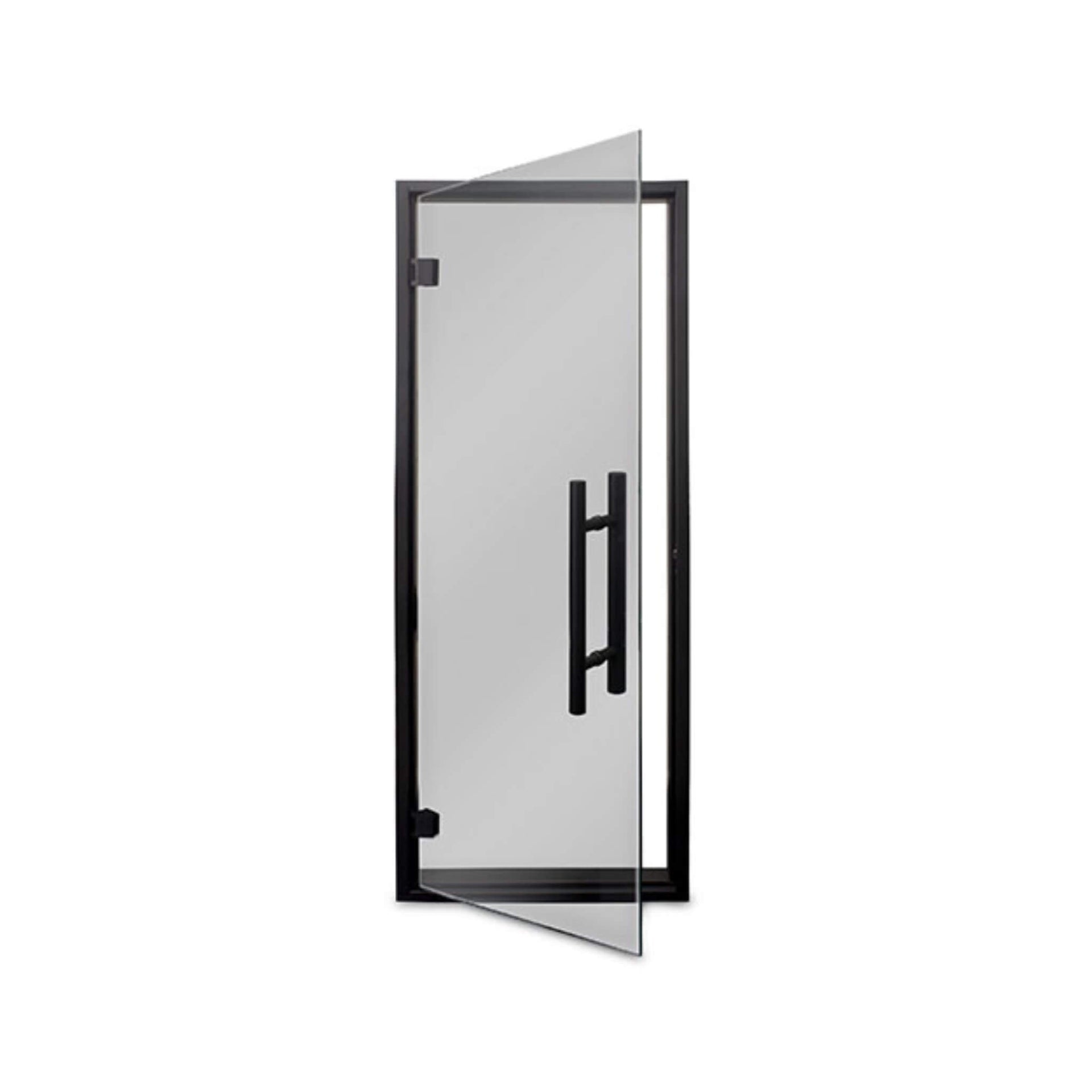 Prosaunas 24X73-Inch Black Alder Prehung Tinted Glass Sauna Door (SAK35902)