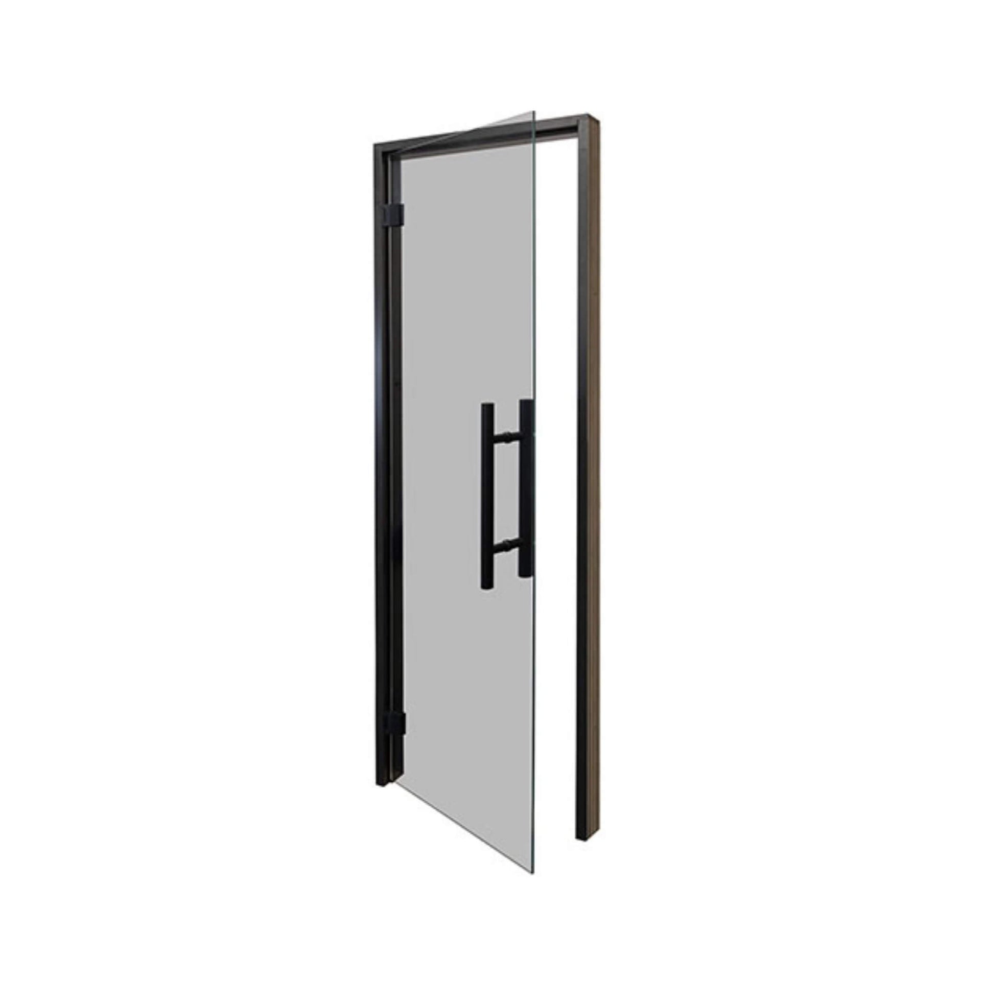 Prosaunas 24X81-Inch Black Alder Tinted Glass Sauna Door (SAK36827)