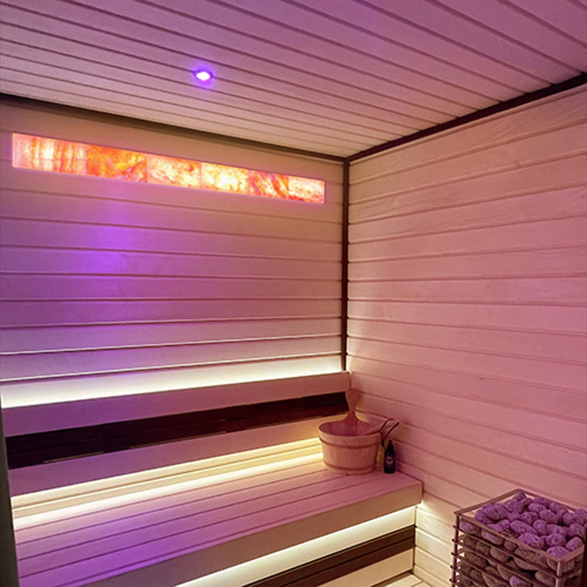 Prosaunas Customizable Small Himalayan Salt Sauna Light Kit (SAK40165)