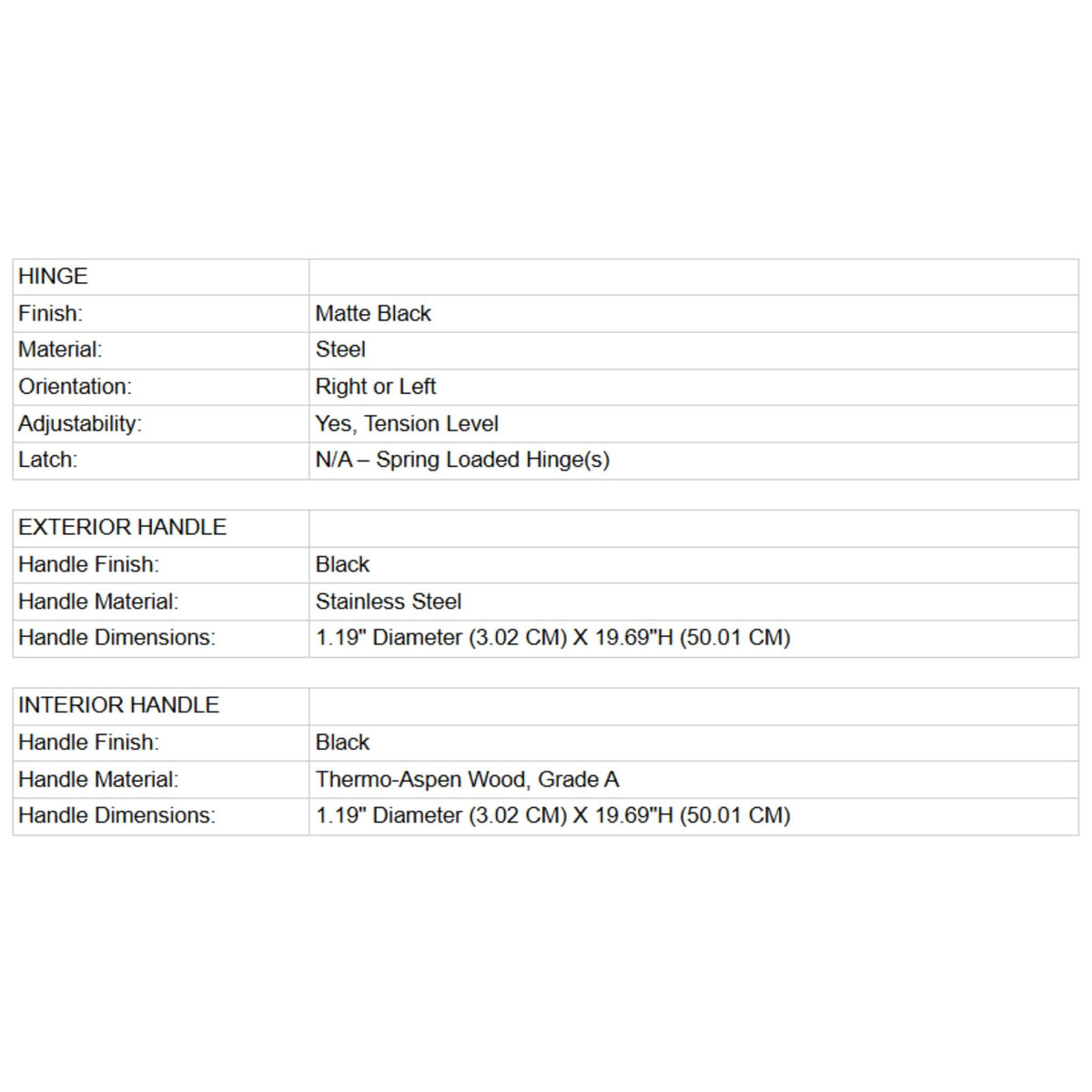 Prosaunas 36X80-Inch Douglas Fir Hemlock Jamb Sauna Door With Dual-Pane Insulated Glass (SAK38145)