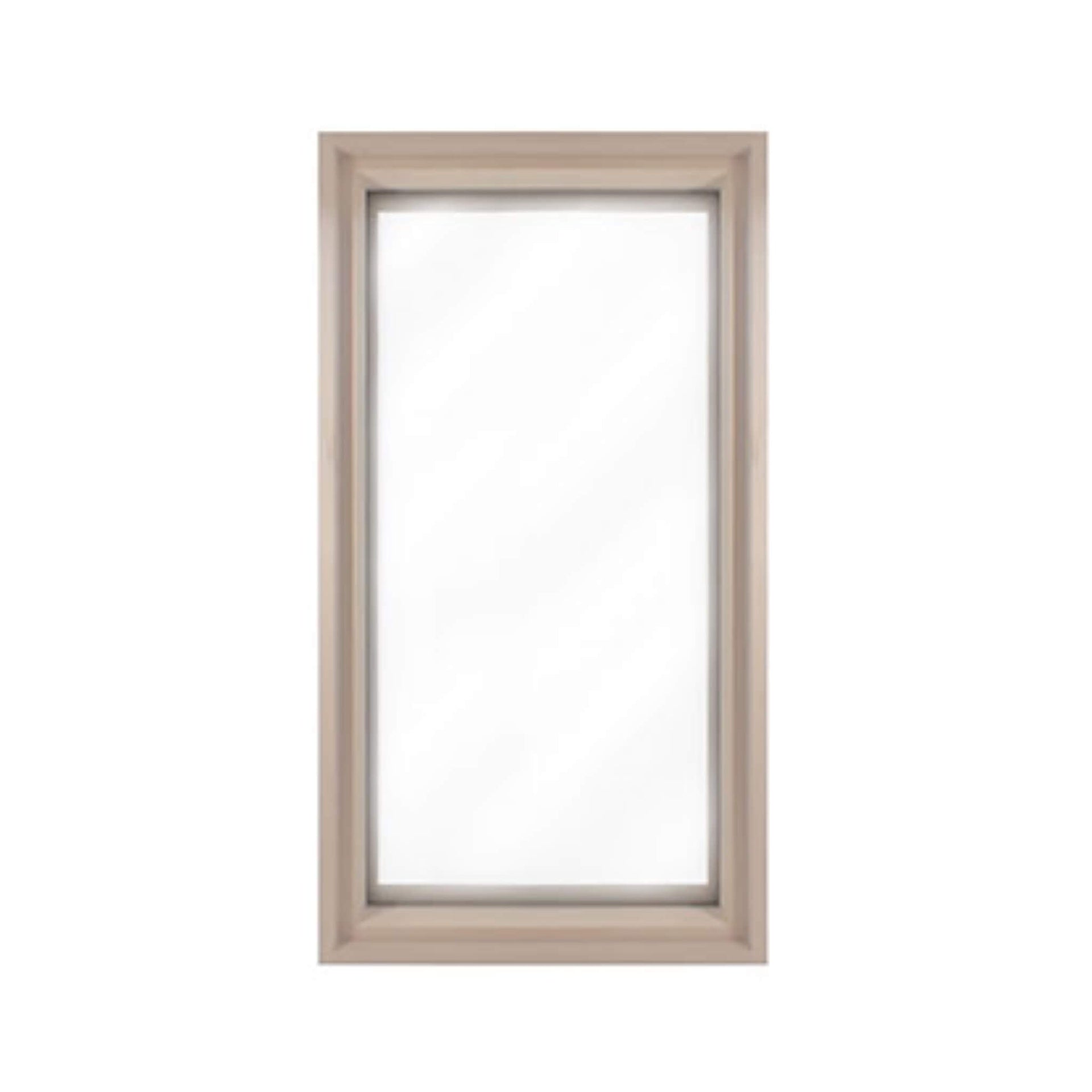 Prosaunas 16X30-Inch Framed Hemlock Tempered Dual Pane Clear Glass Sauna Window (SAK44067)
